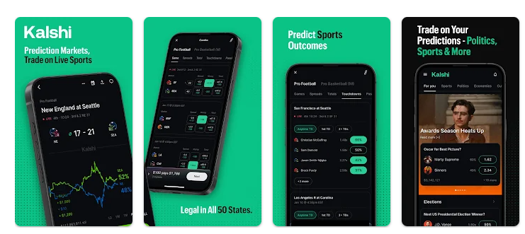 Kalshi App on Google Playstore
