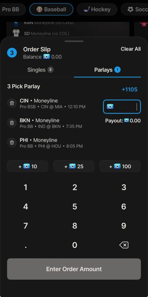 novig parlay