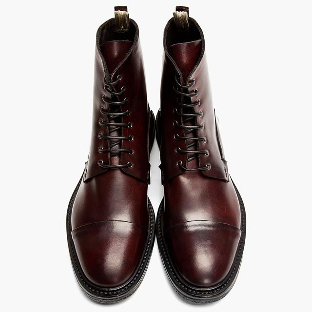 men's burgundy dress boots