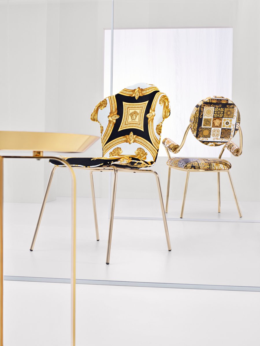 Versace Home Furniture Collection 2018 Salone Internazionale Del Mobile