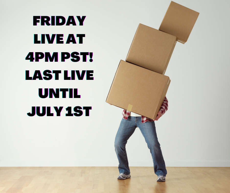 FRIDAY LIVE! LAST LIVE BEFORE WE MOVE