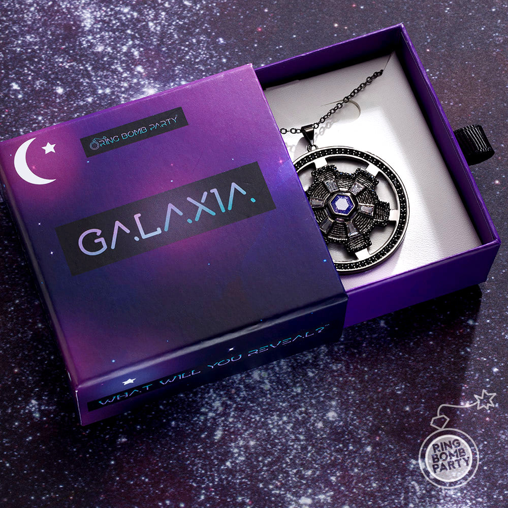 Travel to the year 3000 with Ring Bomb Party® as we discover a new galaxy of sparkle with custom designed rings and necklaces adorned in black gold!