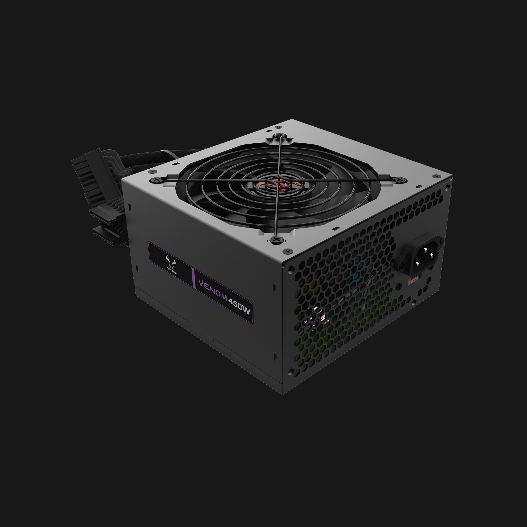 VENOM 450W II PC Power Supply, ATX, Non-modular