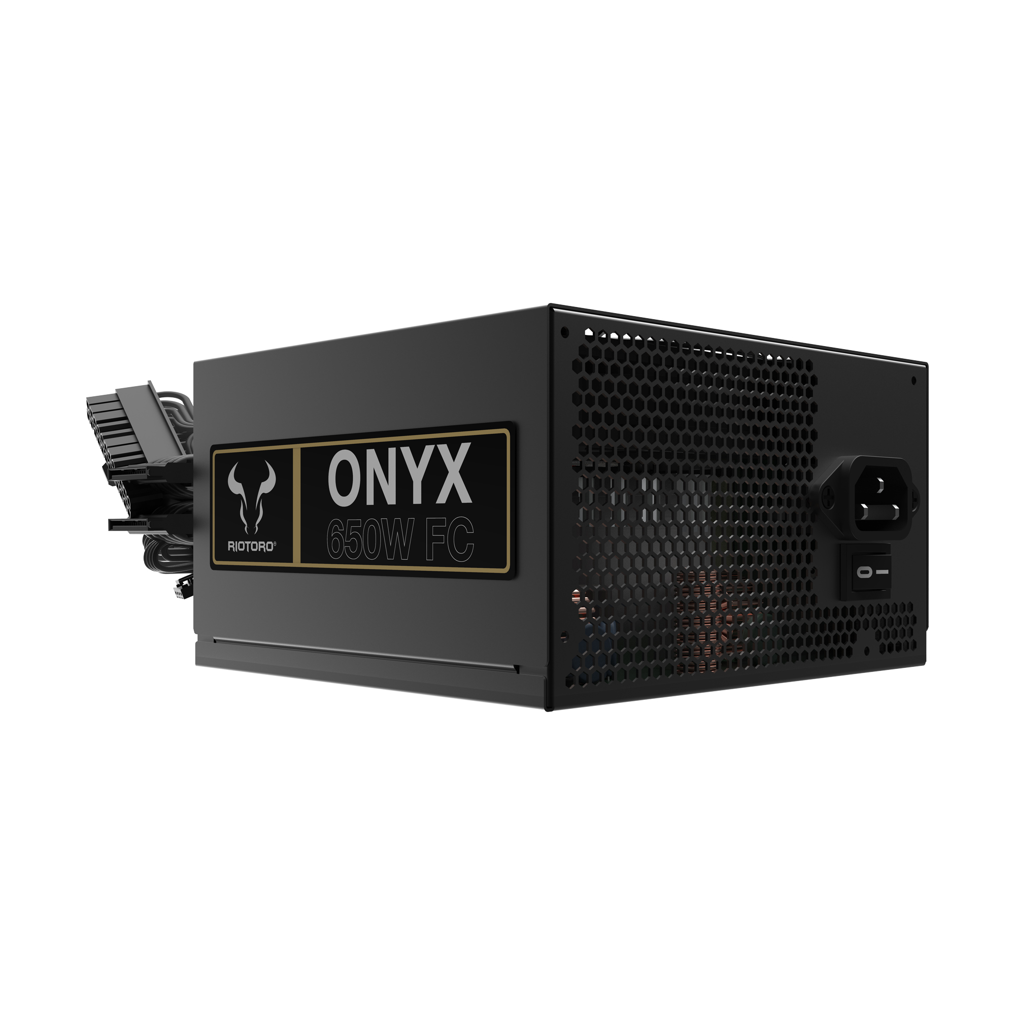 ONYX 650W FC ATX Power Supply, 80 PLUS Bronze, Fixed Cable, PSU