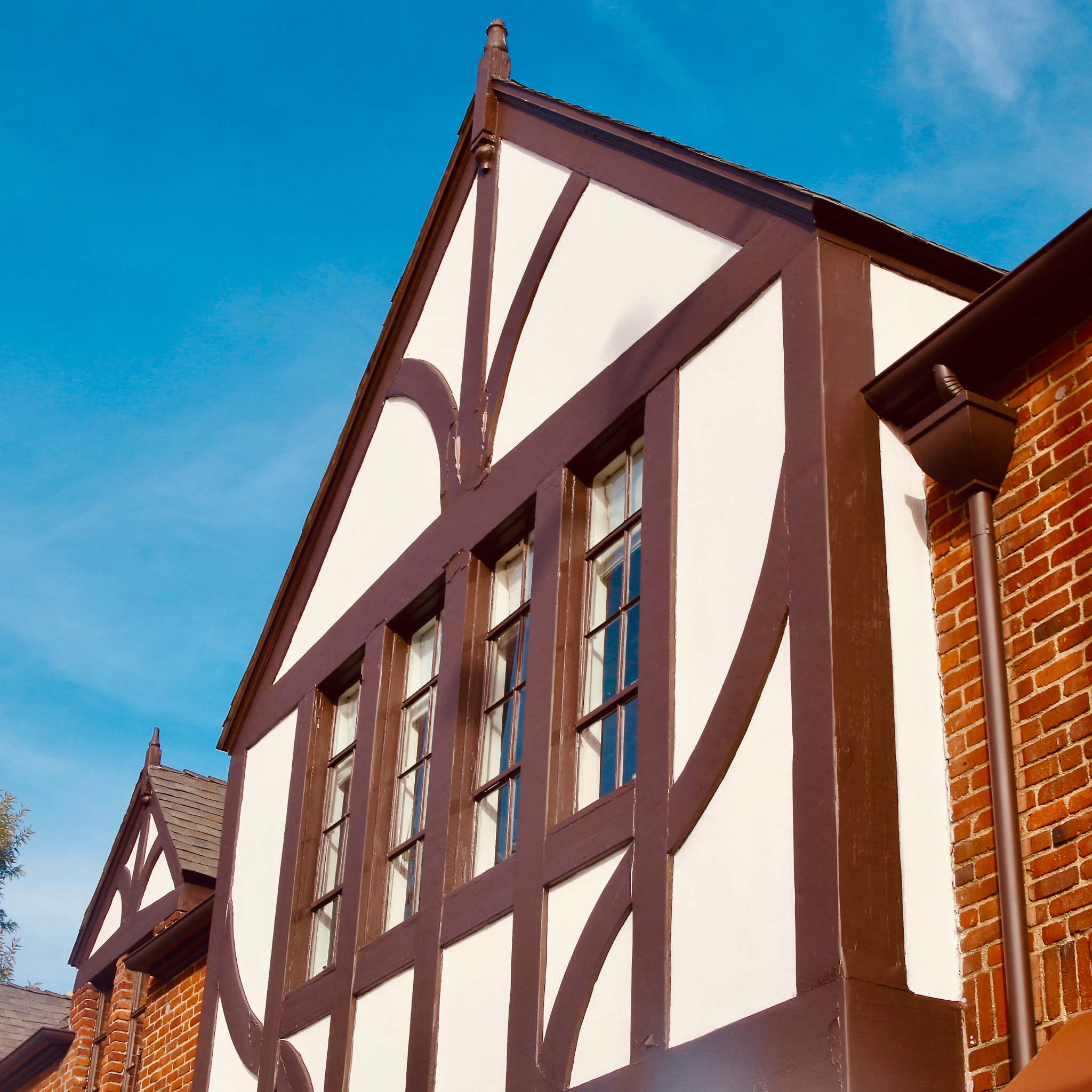 Snyder Diamond Pasadena showroom Tudor style exterior