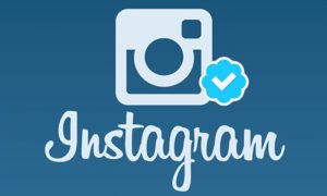 selo azul do instagram