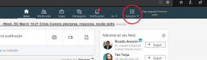 Linkedin página principal soluções