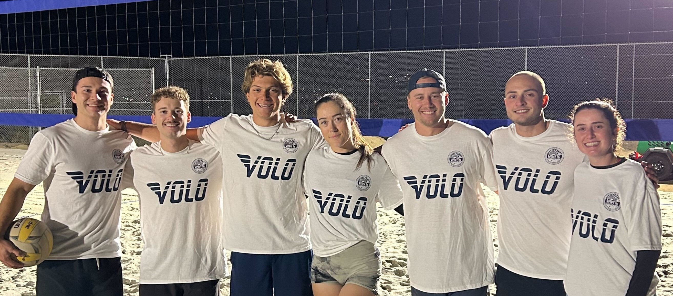 Beach Volleyball Under the Lights