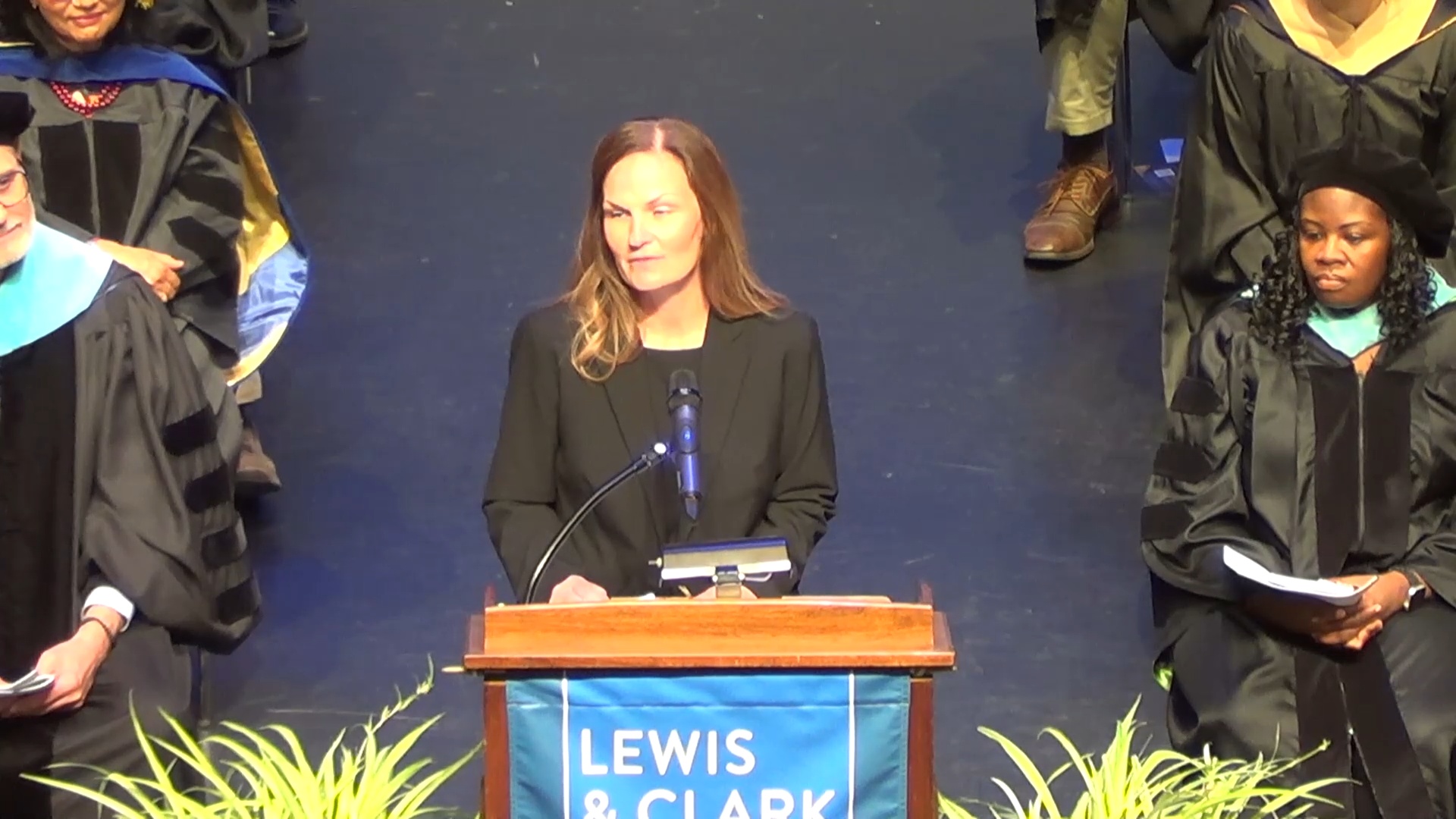 Rachelle Aud Crowe Delivers LCCC Commencement Ceremony Speech
