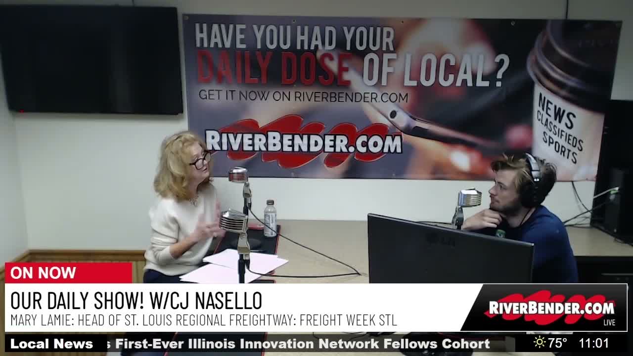Our Daily Show Interview! Mary Lamie: Freight Week STL Starts Soon!