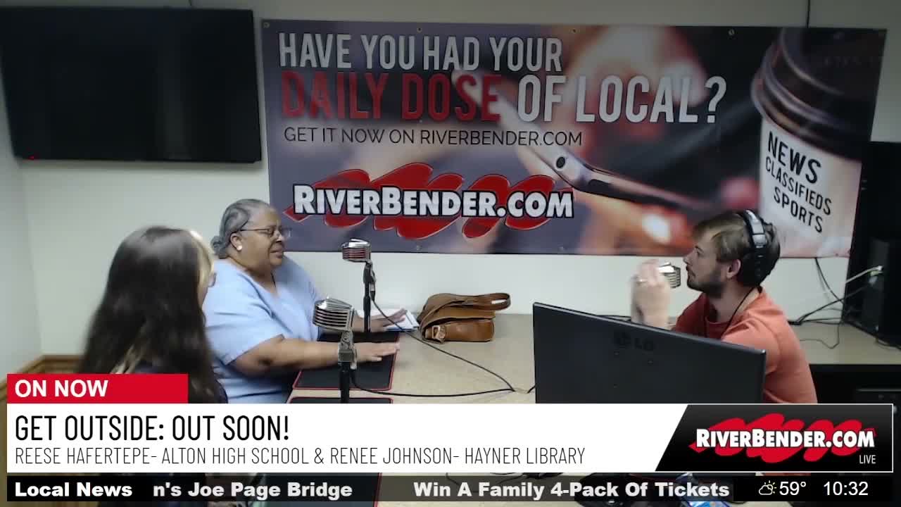 Our Daily Show Interview! Get Outside: Booking Signing May 23rd 