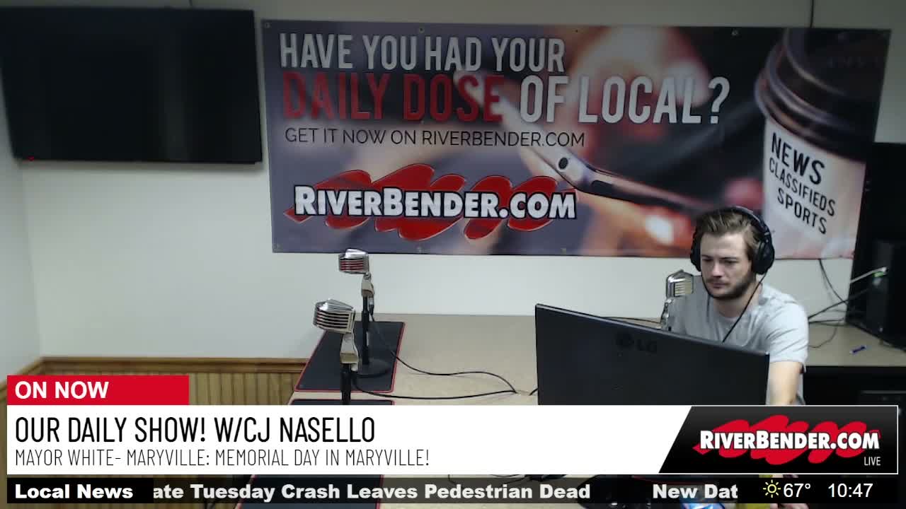 Our Daily Show Interview! Mayor White- Maryville's Memorial Day Celebration on 5-23