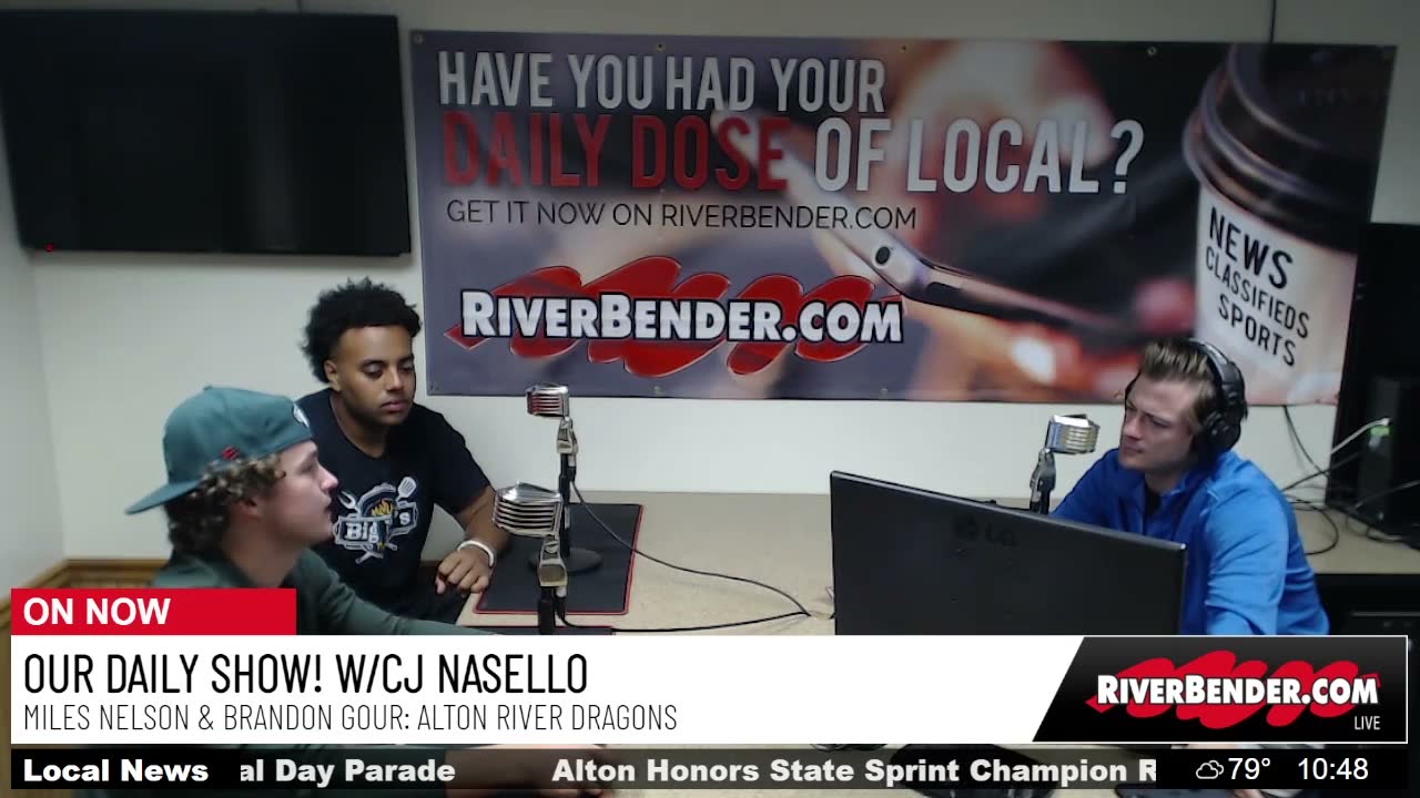 Our Daily Show! Alton River Dragon Spotlight: Miles Nelson & Brandon Gour