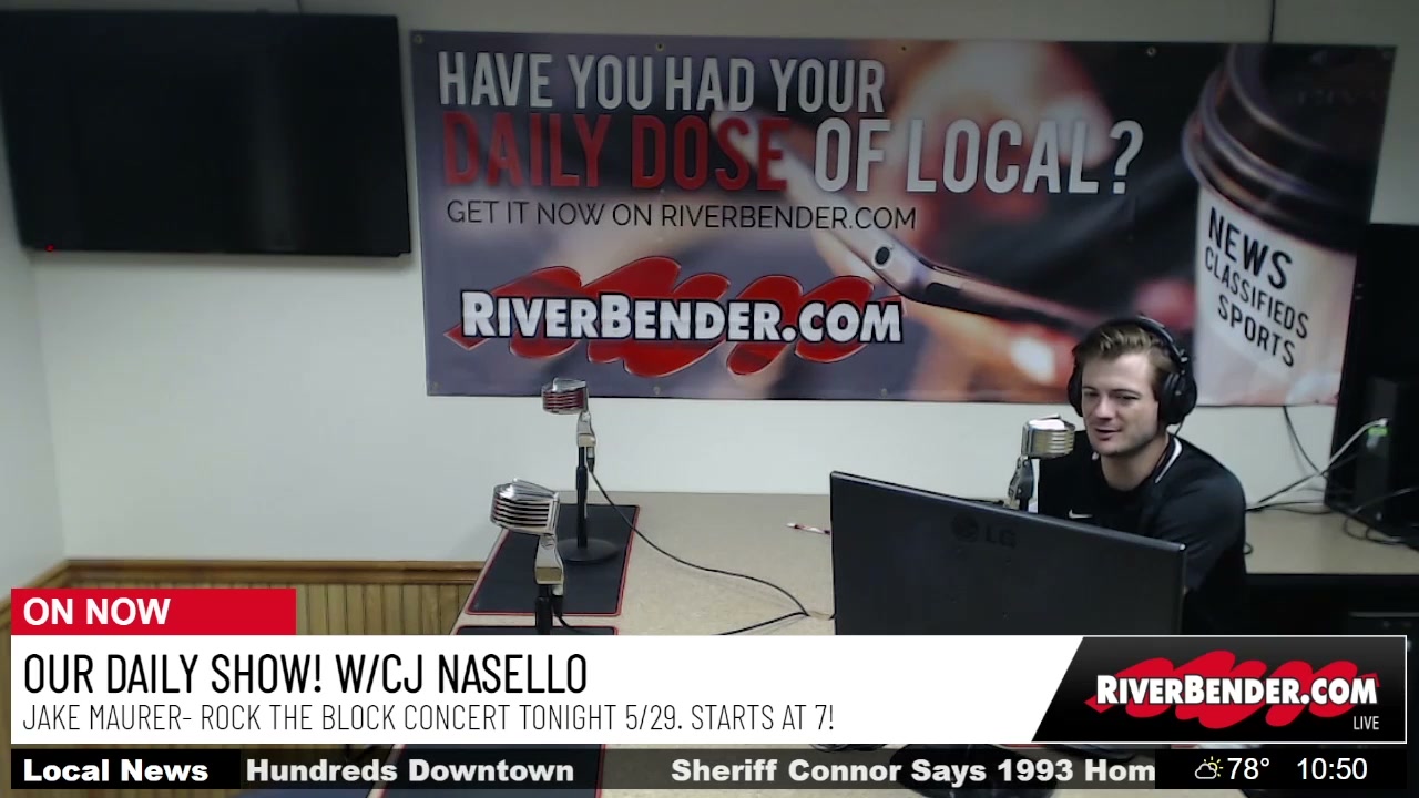Our Daily Show Interview! Jake Maurer Live at Rock the Block in Jerseyville 5-29