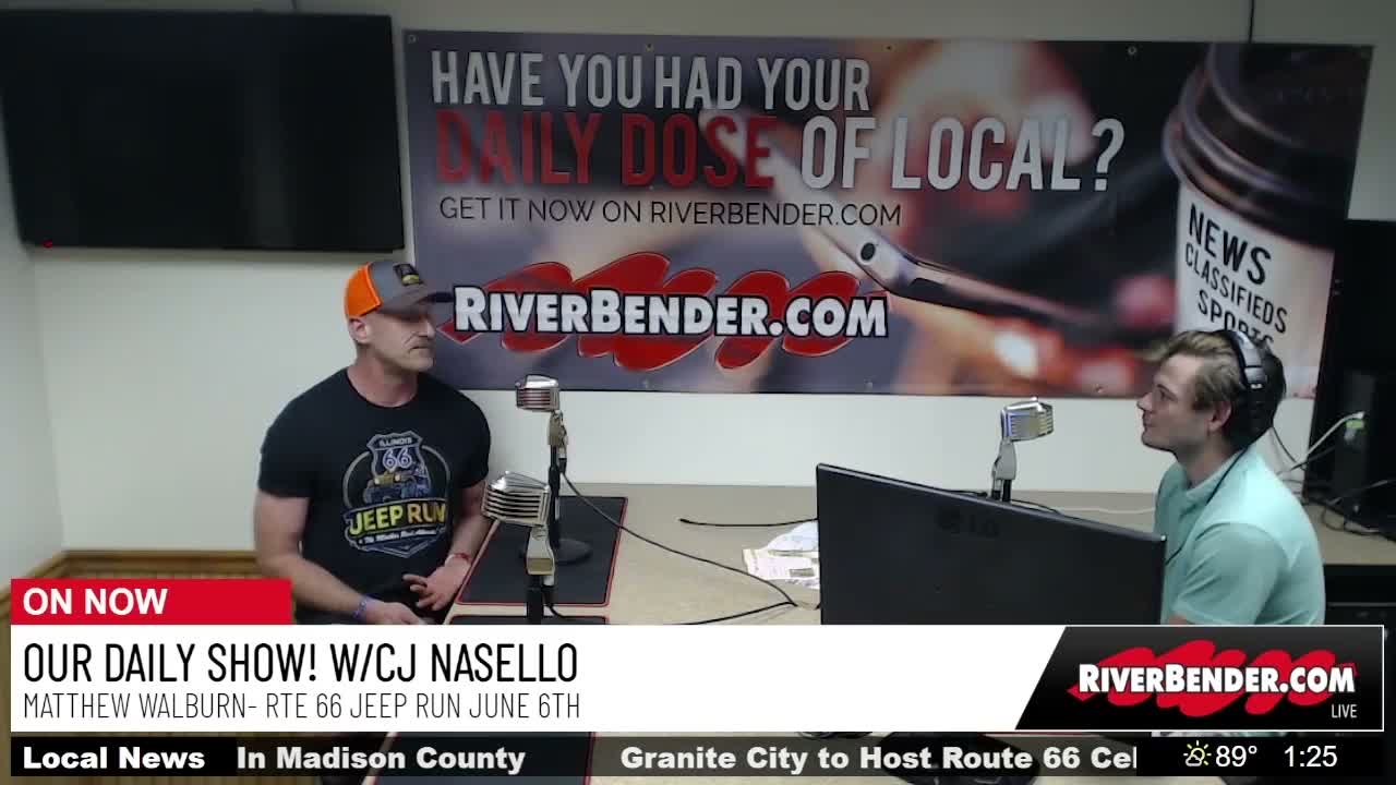 Our Daily Show Interview! Route 66 Heritage Jeep Run Set for June 6th!