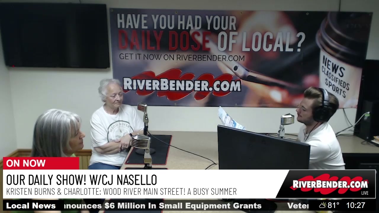Our Daily Show Interview! Wood River Main Street: Farmer's Market, Social and More!