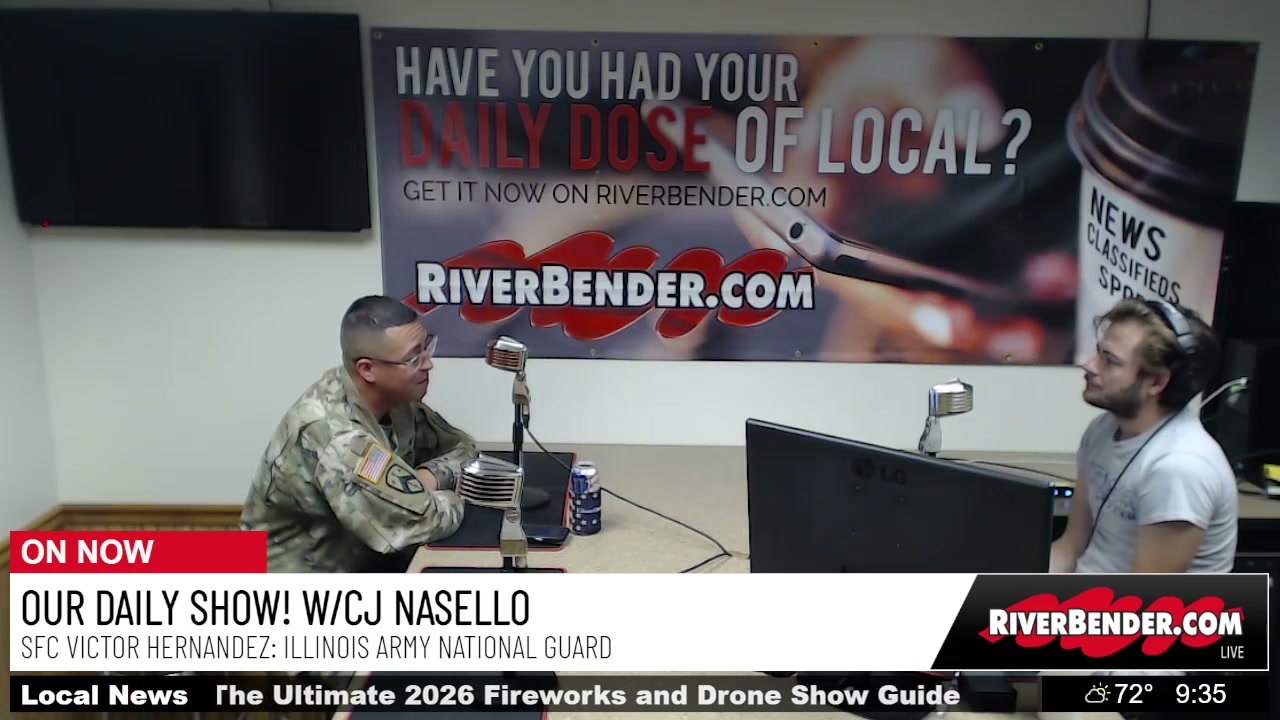 Our Daily Show Interview! Illinois Army National Guard