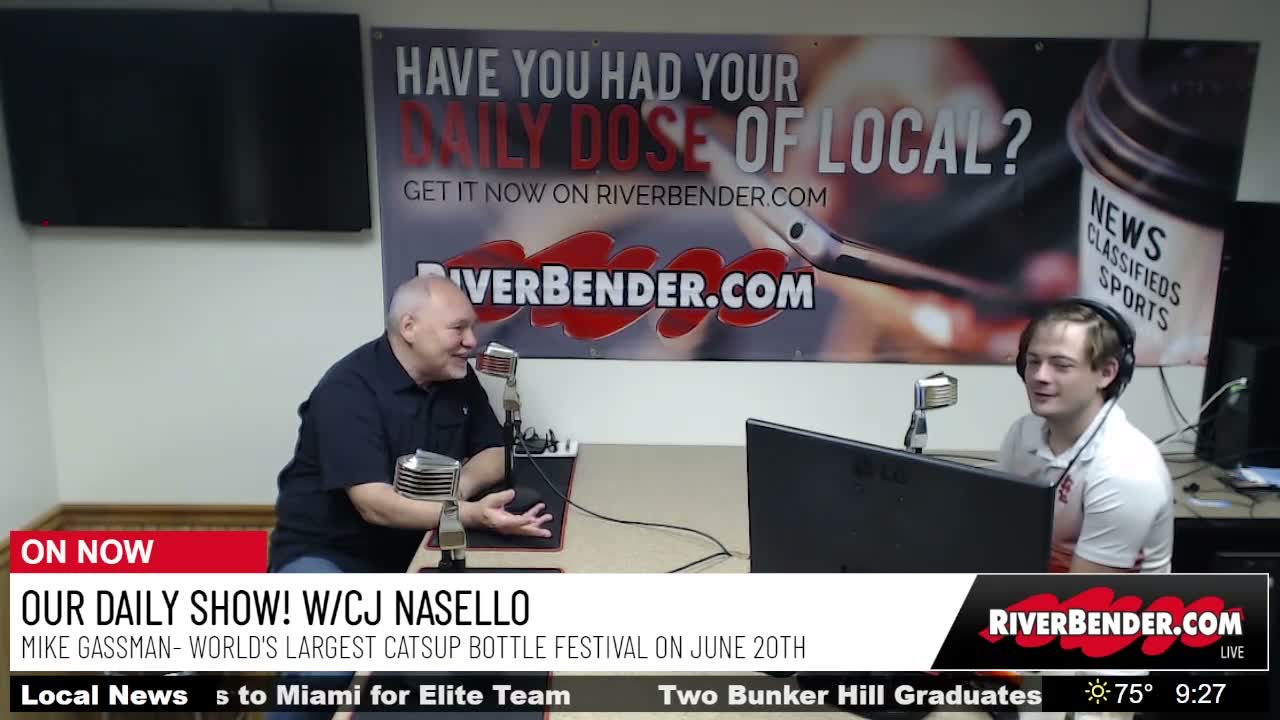 Our Daily Show Interview! World's Largest Catsup Bottle Festival Set for 6-20