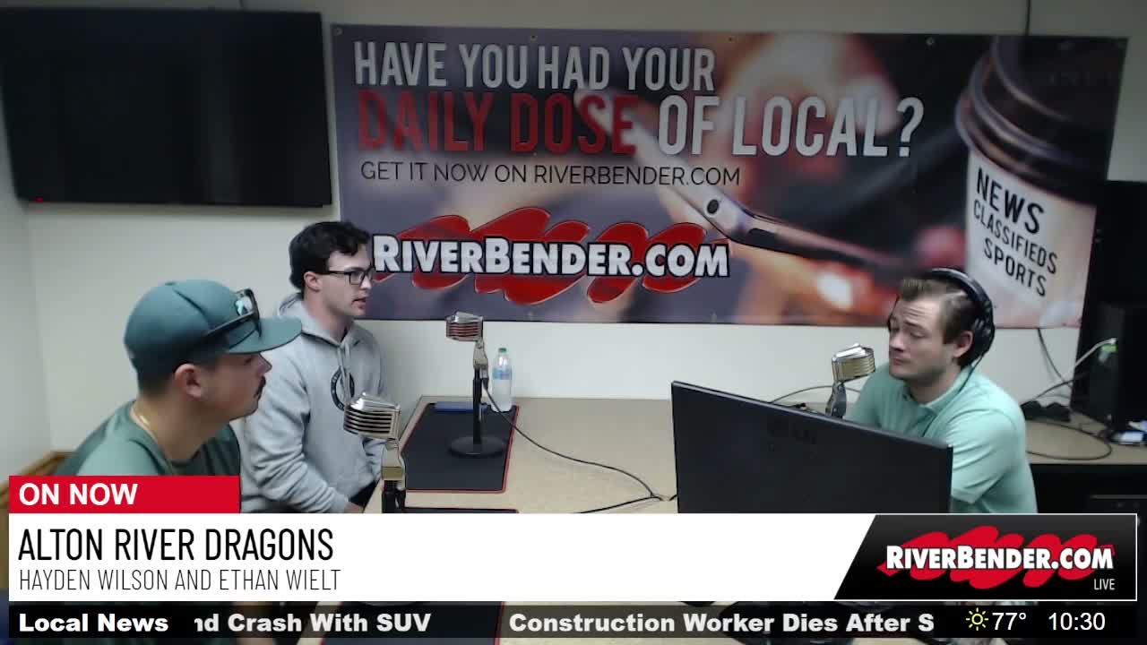 Our Daily Show Interview! Alton River Dragons Spotlight: Hayden Wilson Ethan Wielt