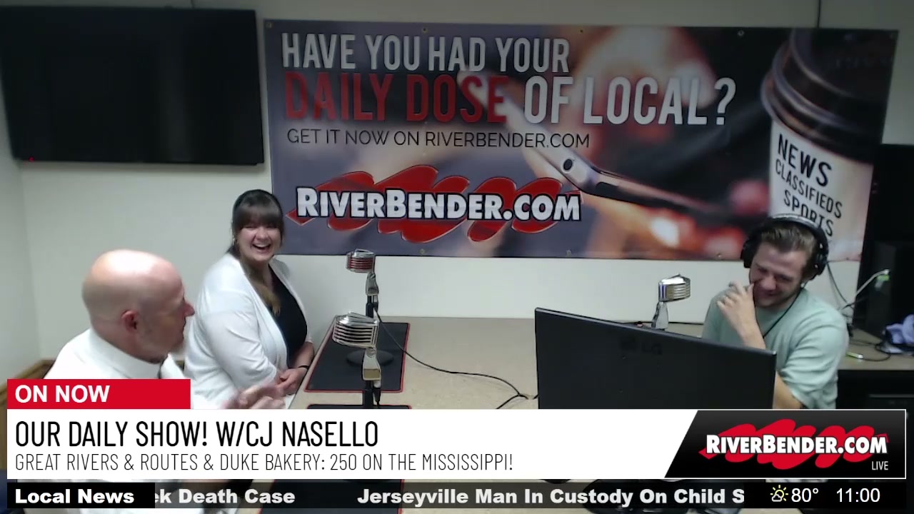 Our Daily Show Interview! 250 on the Mississippi With Great Rivers and Routes and Duke!