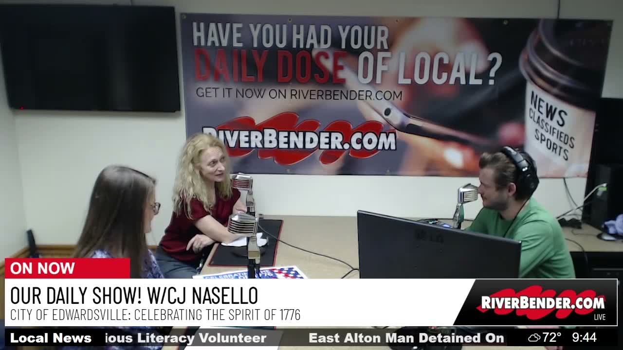 Our Daily Show Interview! Spirit of 1776: How Edwardsville Is Celebrating America's 250th