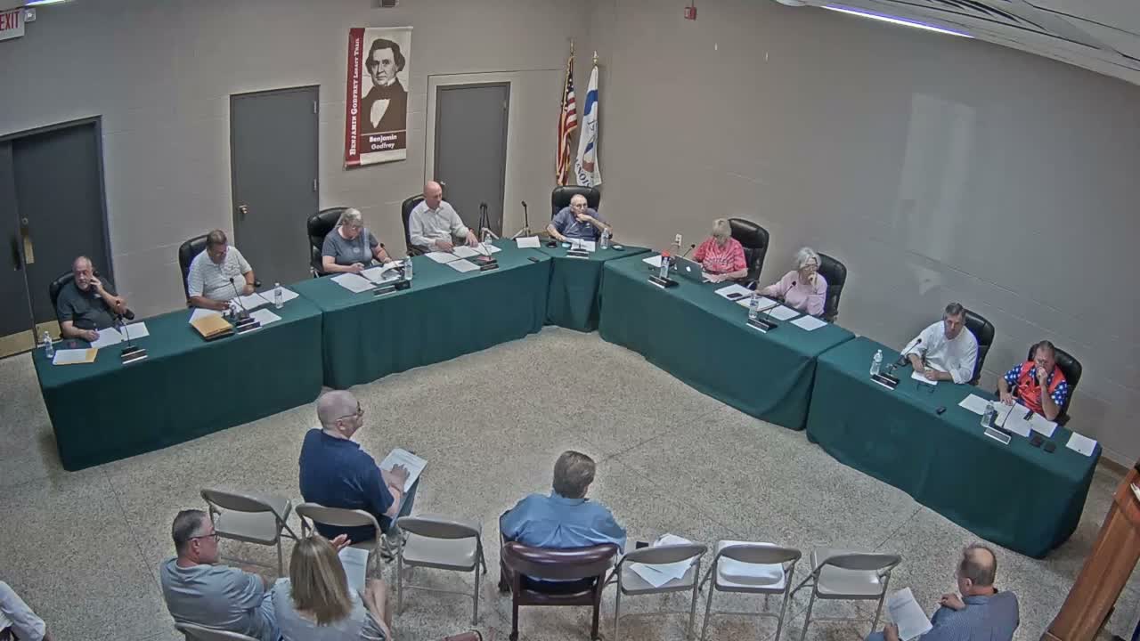 Village of Godfrey Board of Trustees: Public Safety, Finance, Board Meetings