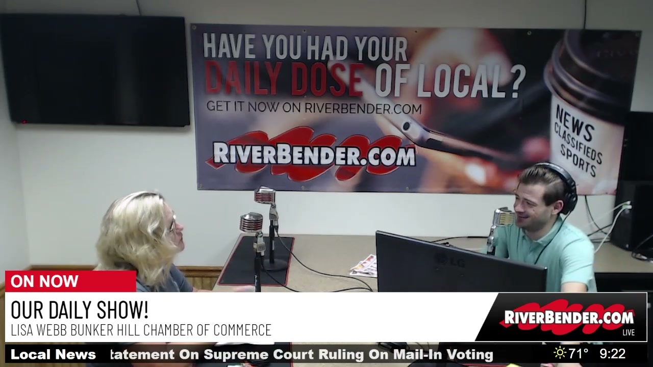 Our Daily Show Interview! Bunker Hill Fall Festival is on Sep. 12th!