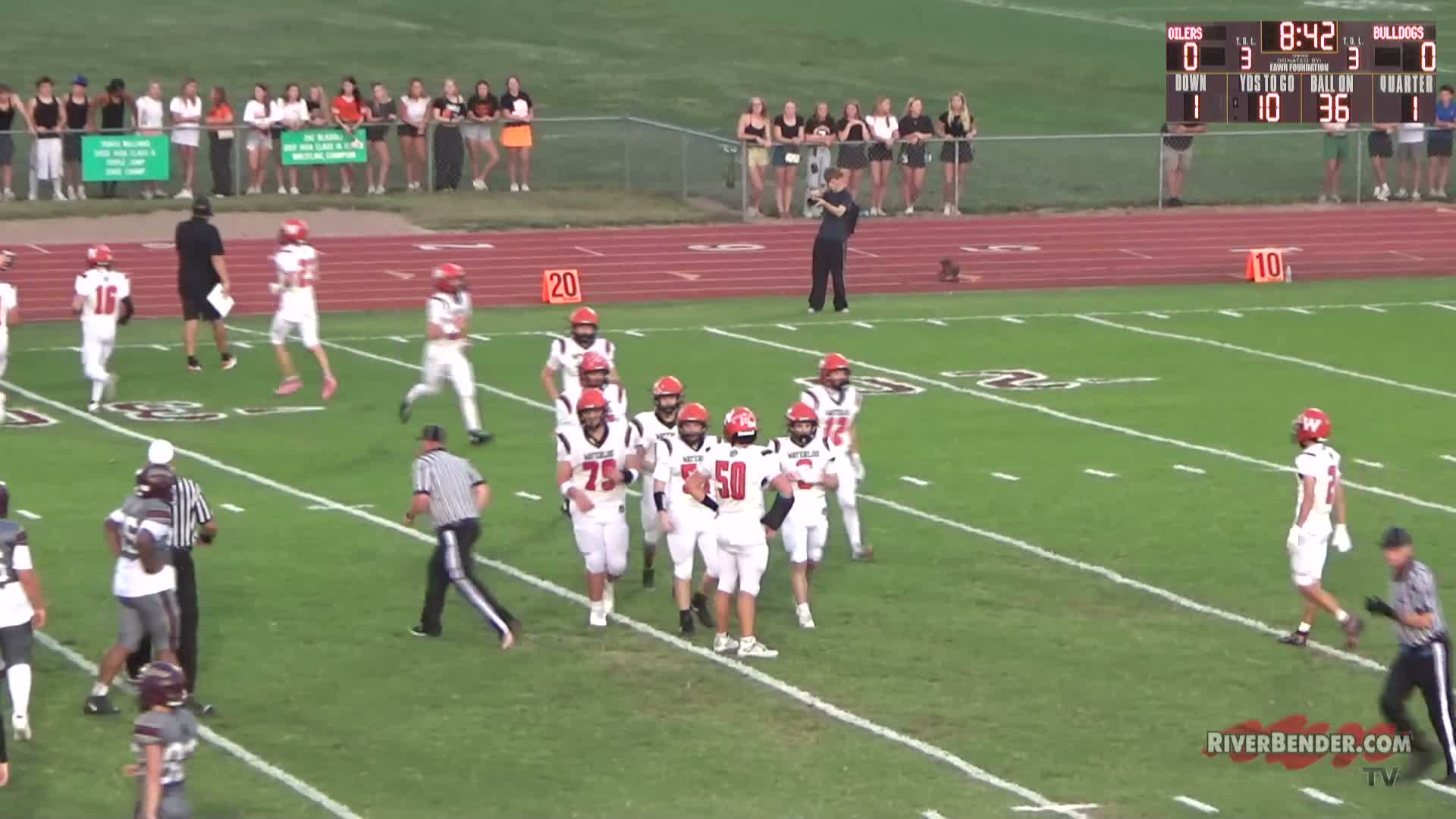 Waterloo Bulldogs at EAWR Oilers Football