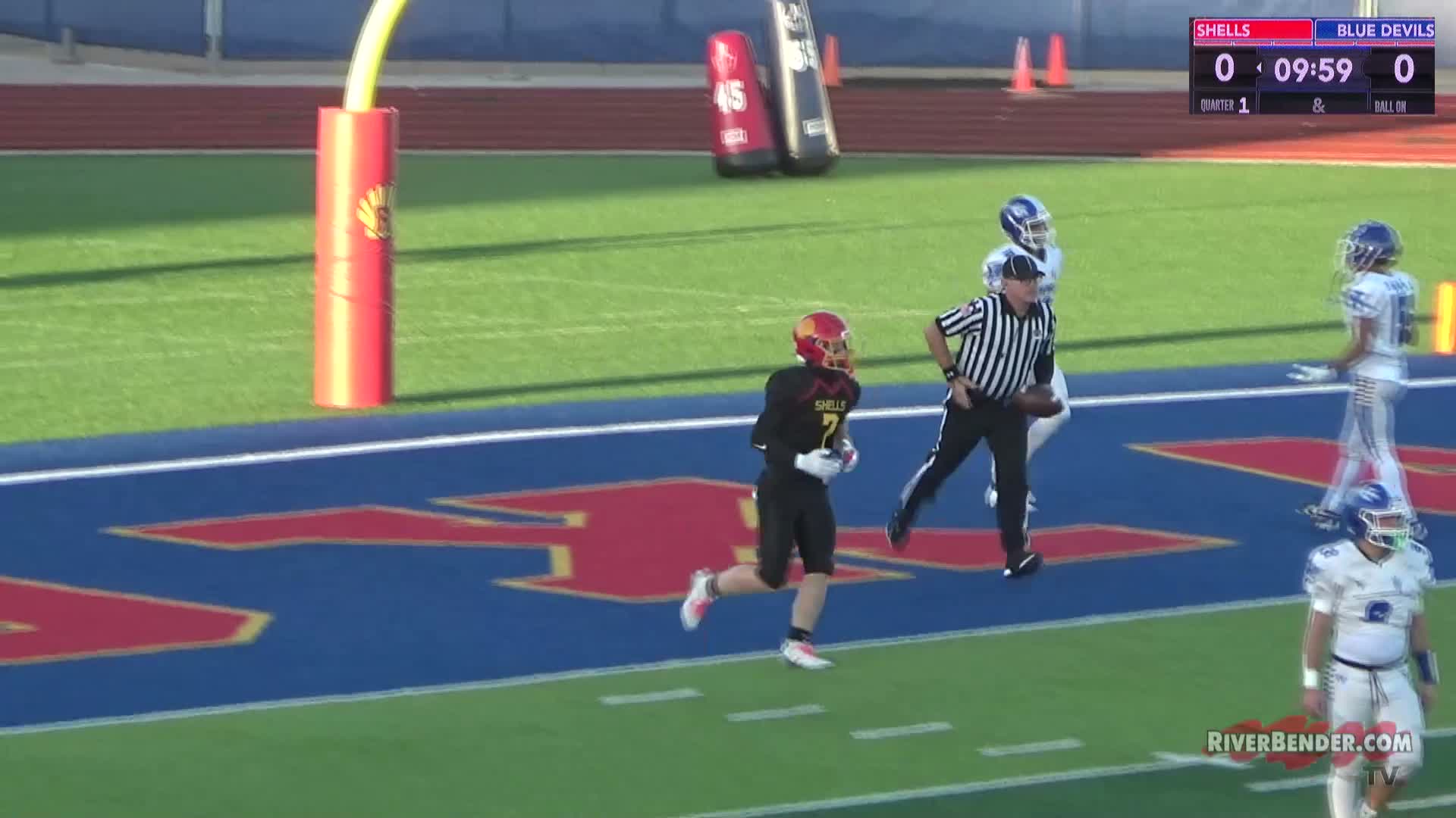 Bismark-Henning-Roxxville Alvin Coop at Roxana Shells Football