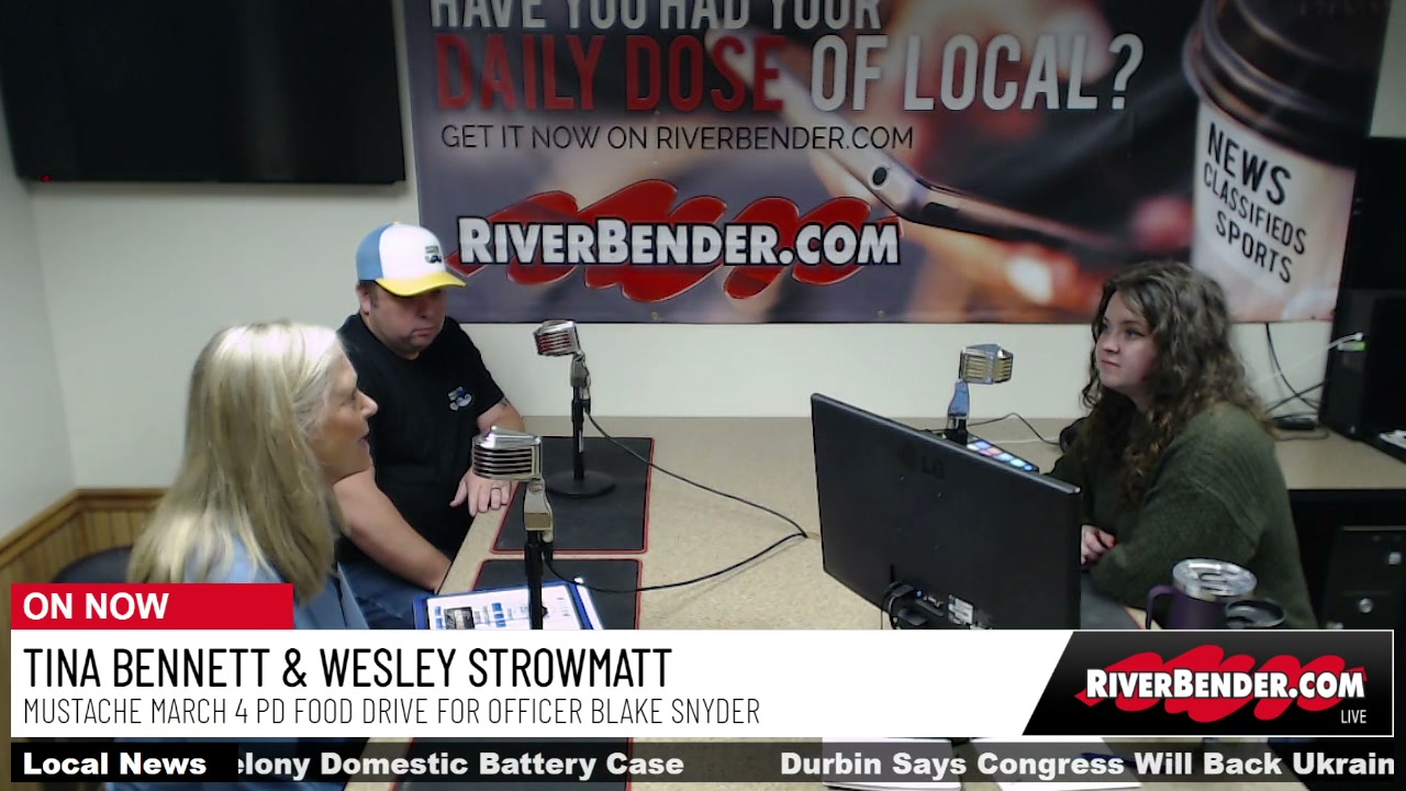 Mustache March for PD discusses Fill the Pantry drive and support for local police departments