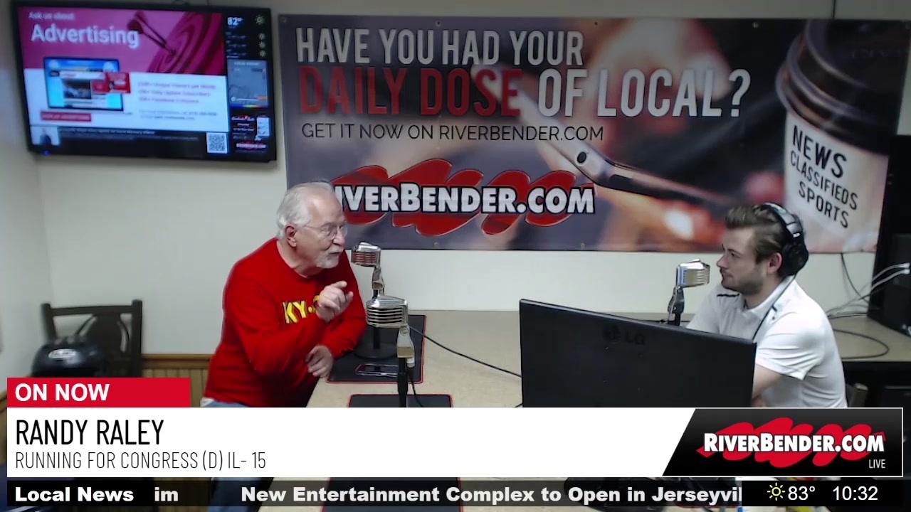 Our Daily Show Interview! Randy Raley: Candidate (D) IL-15