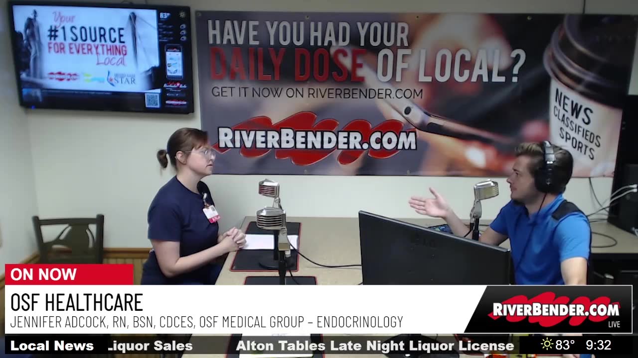 Our Daily Show Interview! OSF: Jennifer Adcock, RN, BSN, CDCES 