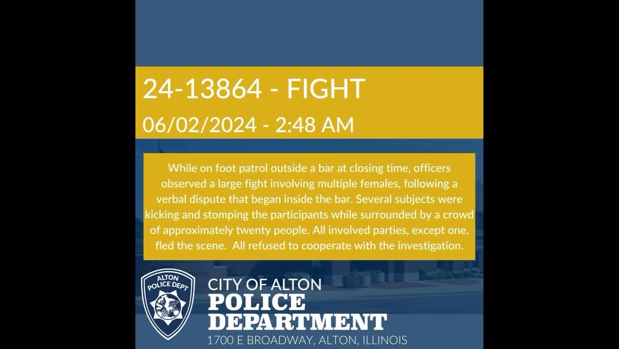 Officer Body Cam: Downtown Alton Over the Past Year – What Happens After 1 A.M.