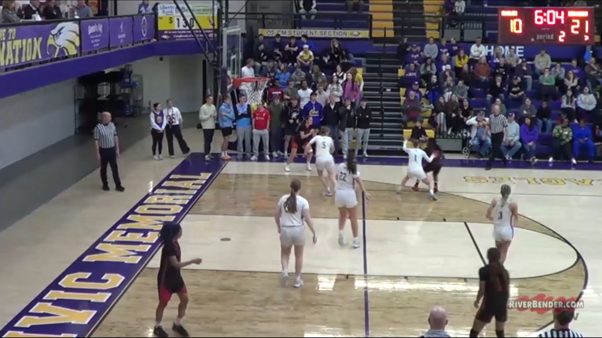 Alton Redbirds at CM Eagles Girls basketball 