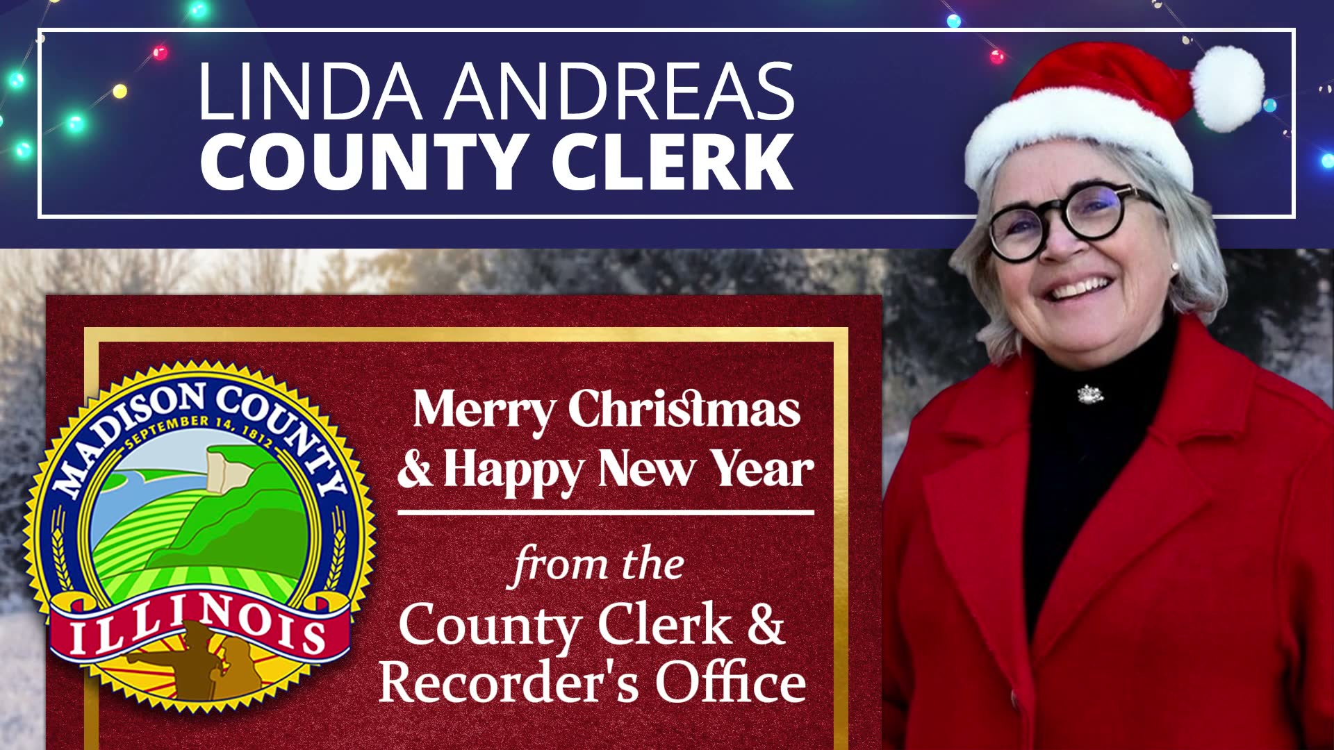 Holiday Greetings from the Madison County Clerk & Recorder