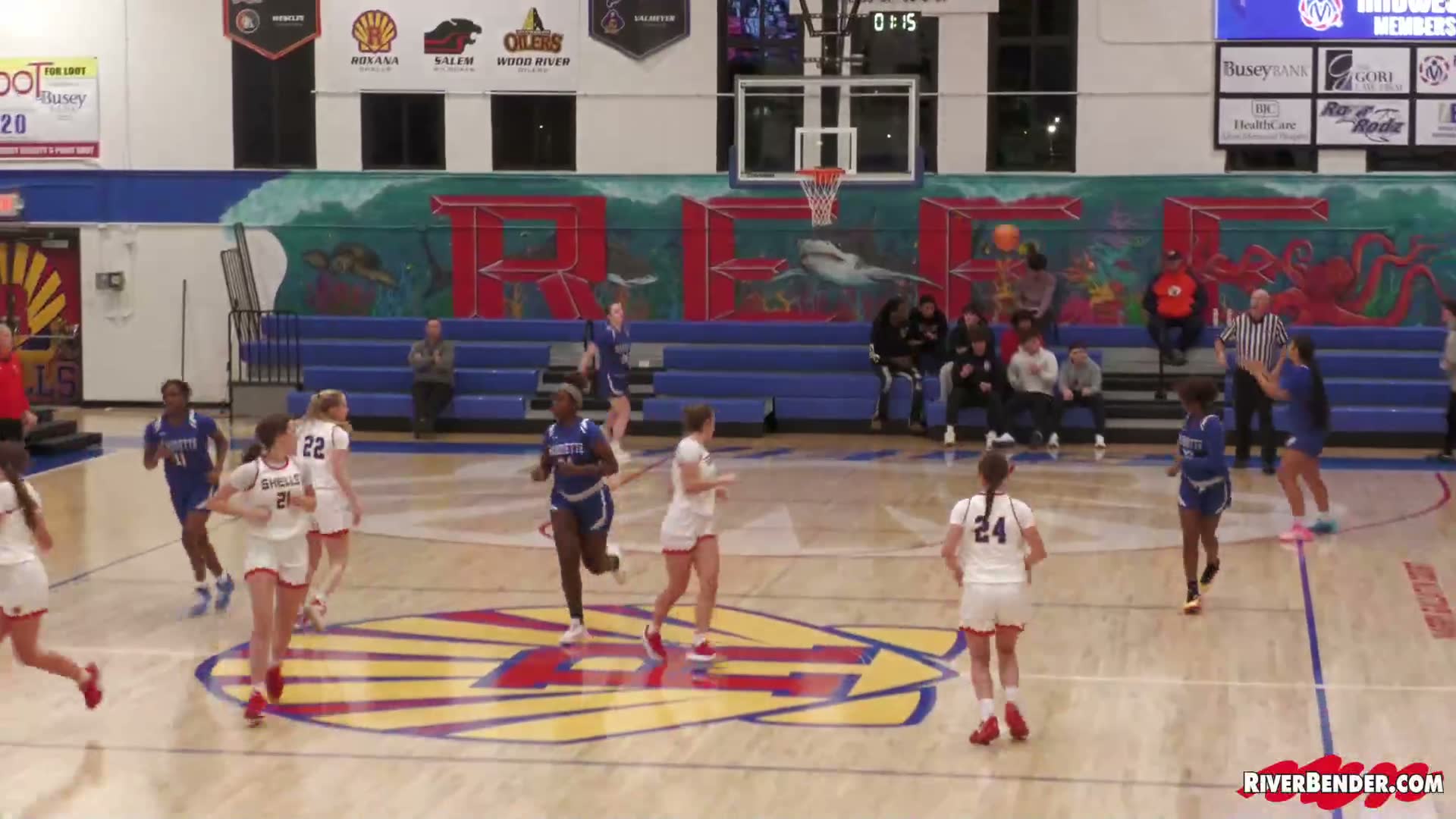 Marquette Explorers @ Roxana Shells – Girls Basketball Highlights