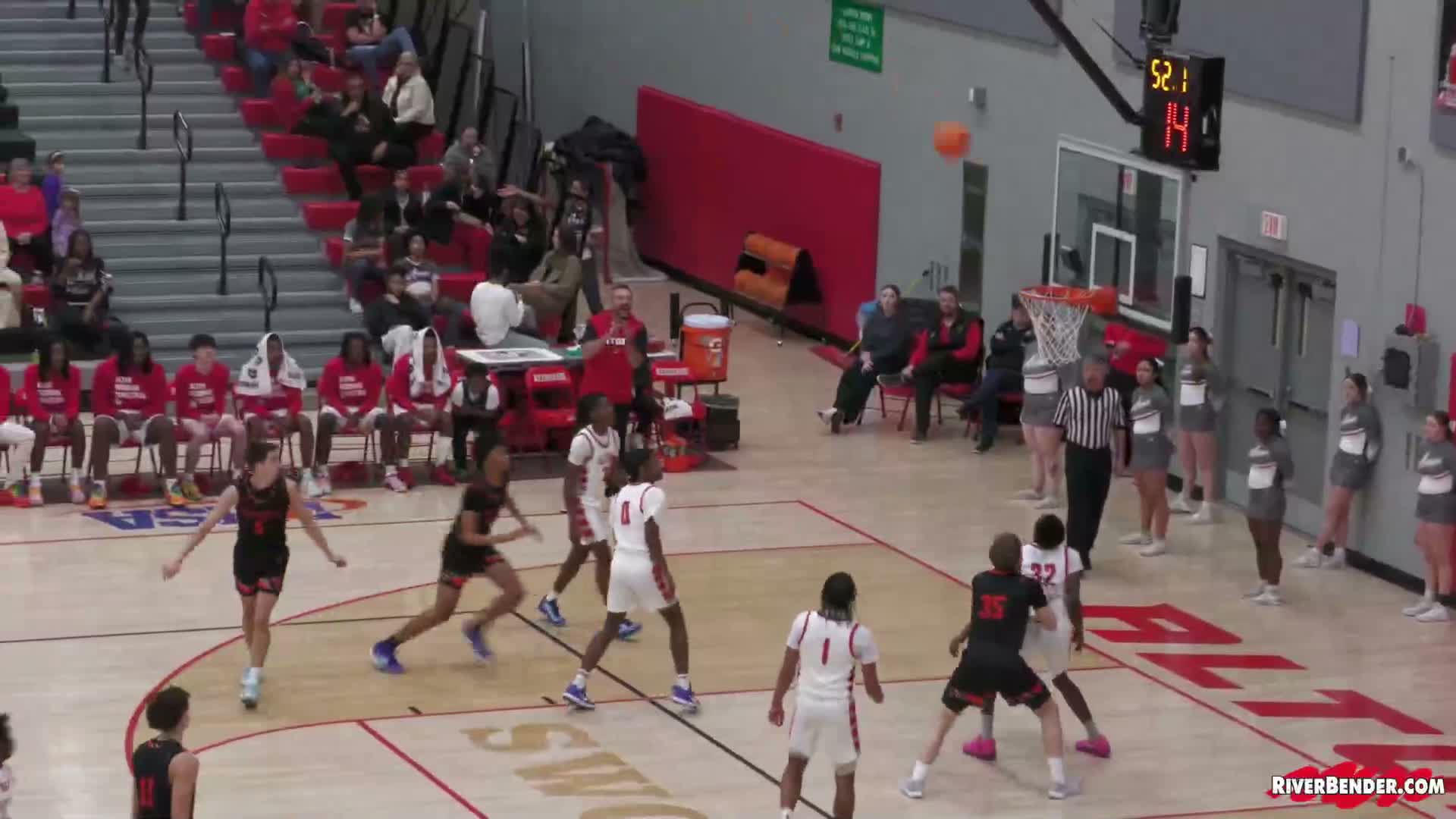 Edwardsville Tigers @ Alton Redbirds Boys Basketball Highlights