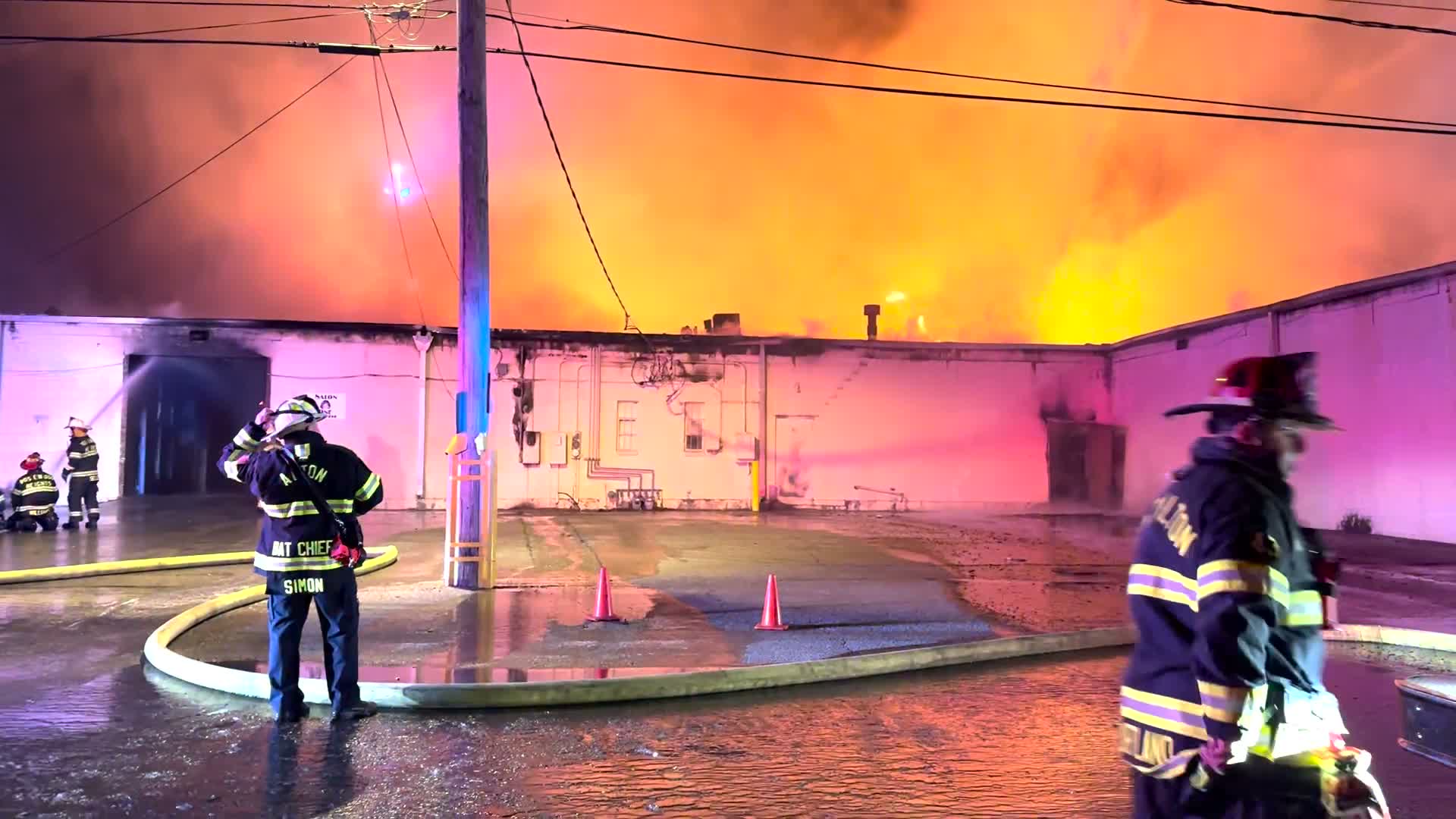 East Alton Strip Mall Fire 