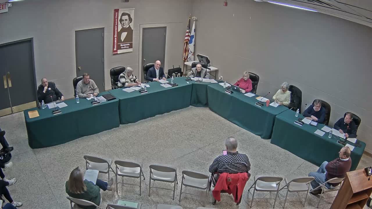 Village of Godfrey Board of Trustees: Public Safety, Finance, Board Meetings