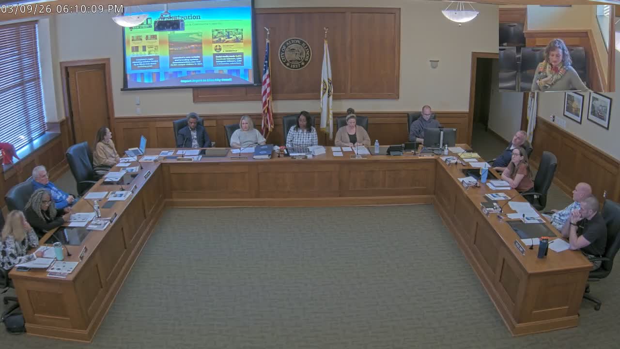 City of Alton - Committee of the Whole Meeting