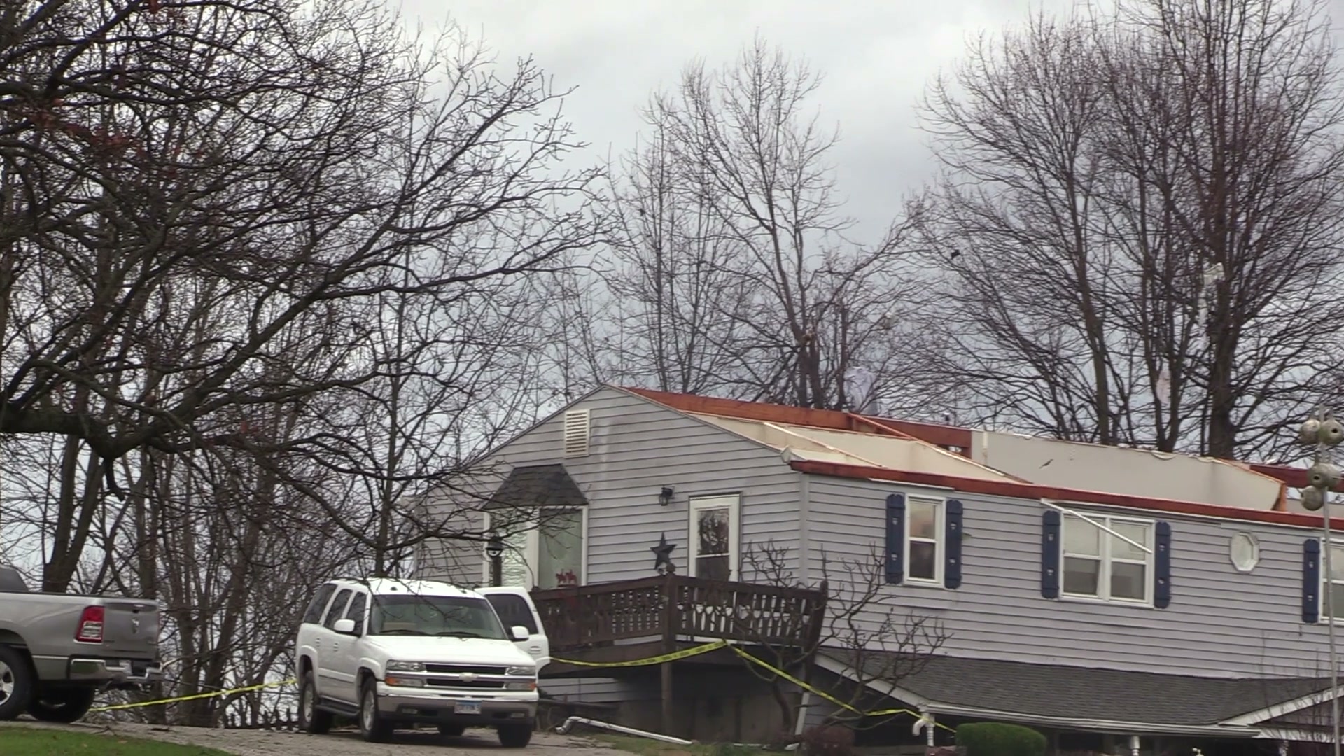 Roof Ripped Off House Durning Storm 