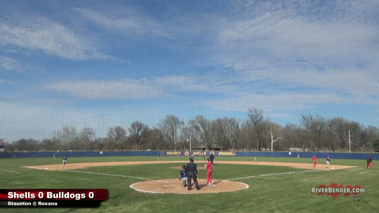 Staunton Bulldogs at Roxana Shells Baseball