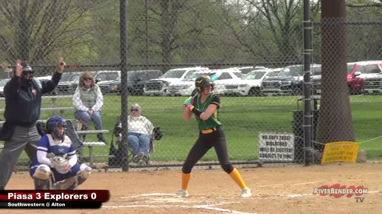 Southwestern Piasa Birds at Marquette Catholic Explorers Softball