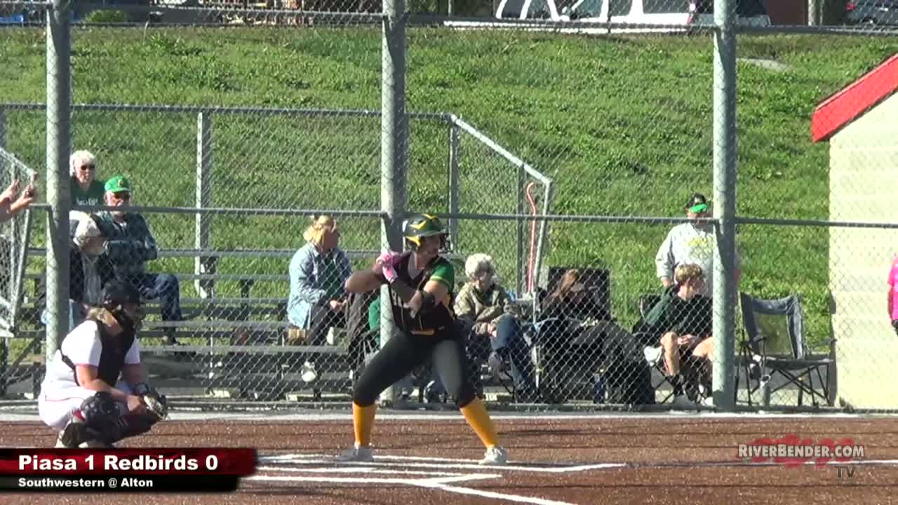 Southwestern Piasa Birds at Alton Redbirds Softball