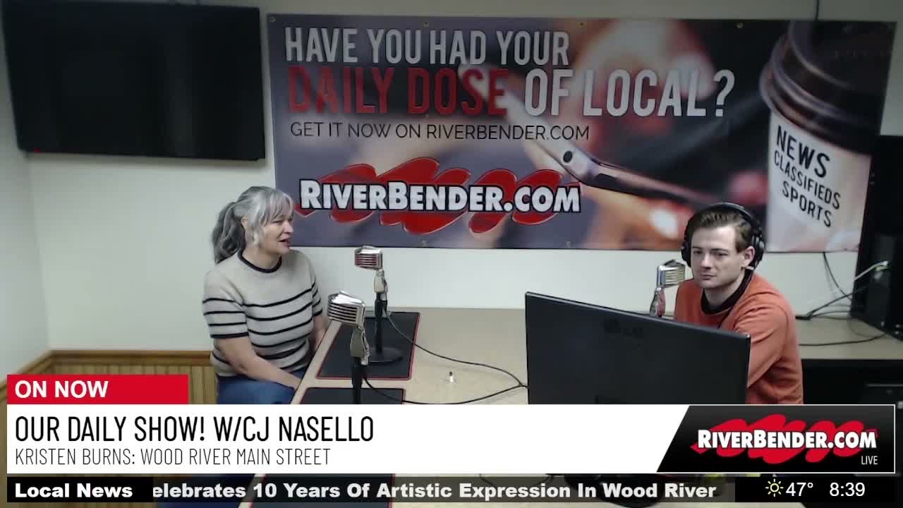 Our Daily Show With CJ Nasello: Ft Wood River Main Street, 100 Years Ago, and More!