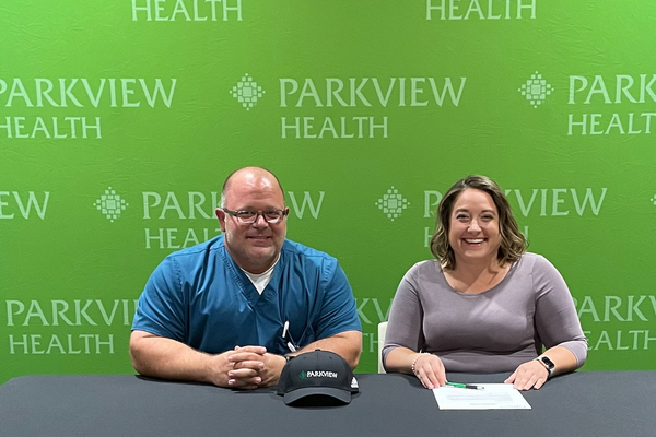 Representation of the achievement named 'Molly Street 'Signing Day' with Parkview Health '.