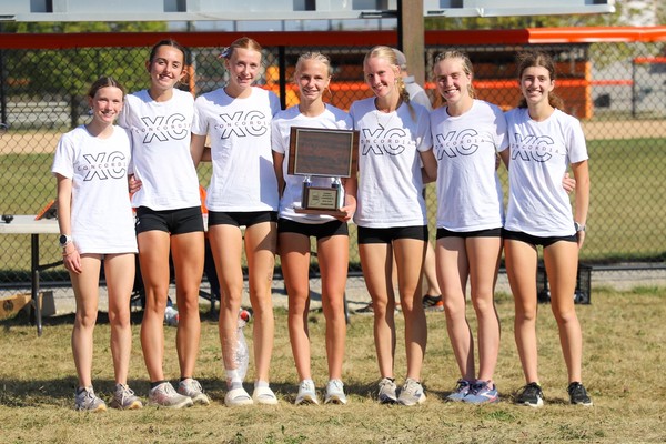 Representation of the achievement named 'CLHS Girls Cross Country Team Wins SAC!'.