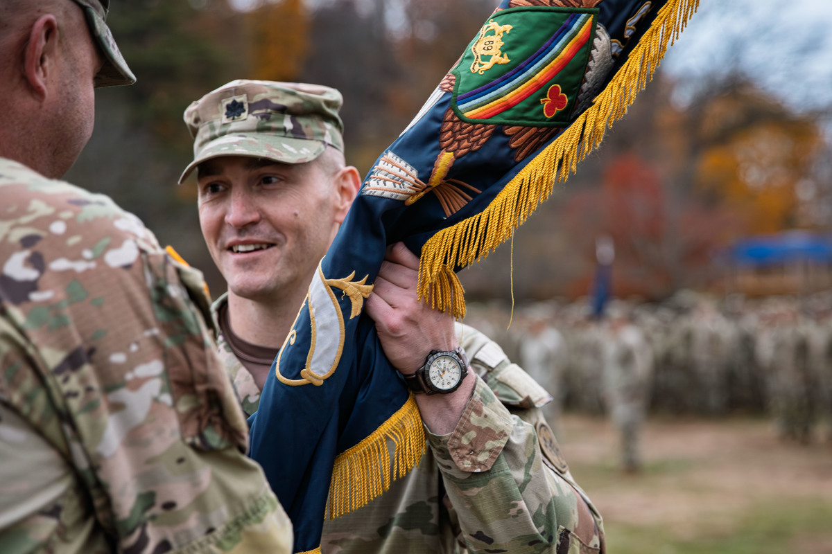 Andrew Prior NY Army Guard Lt. Col. Andrew Prior, a Jersey City resident, takes ...