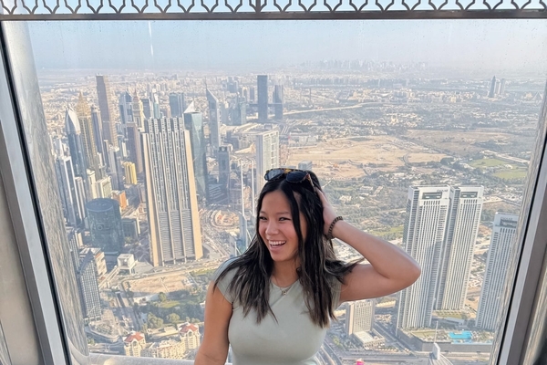 Representation of the achievement named 'Missouri State University Student Studies Abroad in Dubai'.