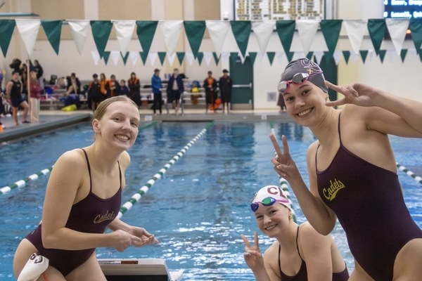 Representation of the achievement named 'CLHS Girls Swimming & Diving Team Win SAC'.